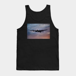 Avro Lancaster at Sunset Tank Top